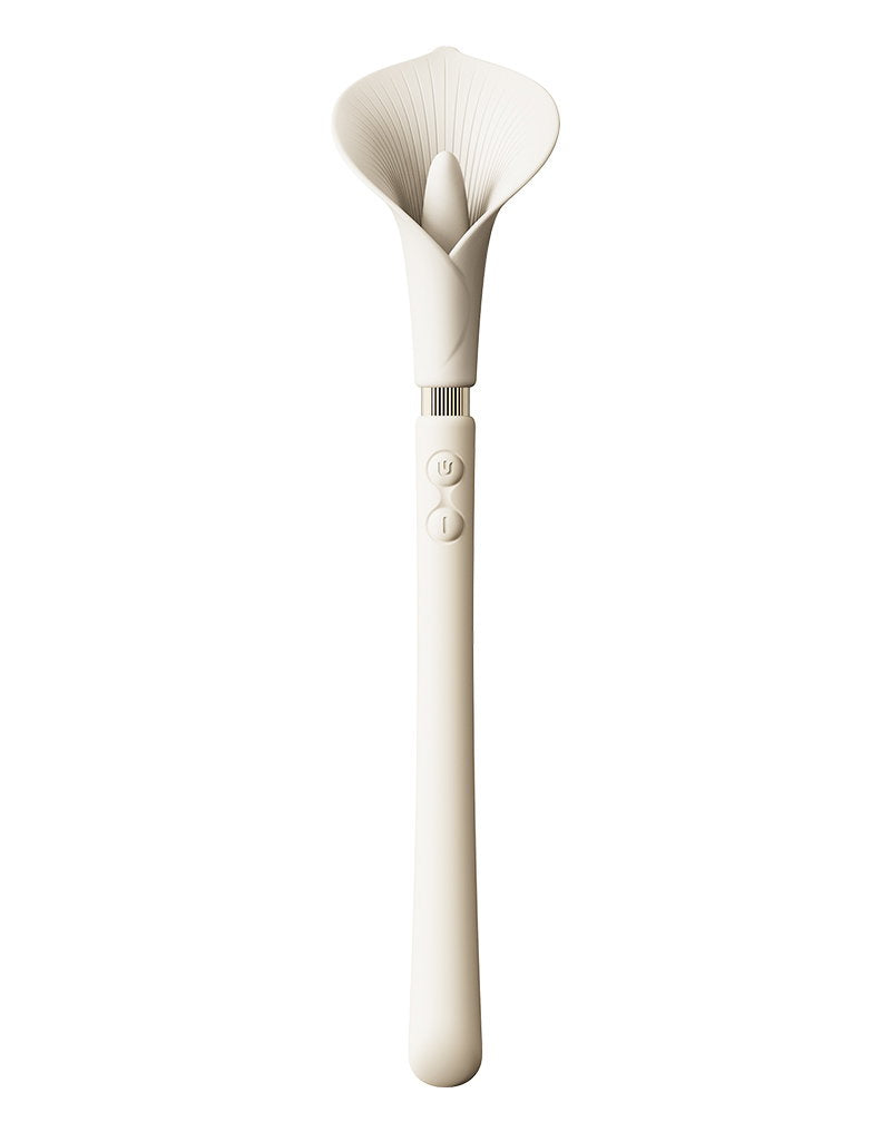 ZALO - Calla Vibrationsmassagegerät - Elfenbeinweiß