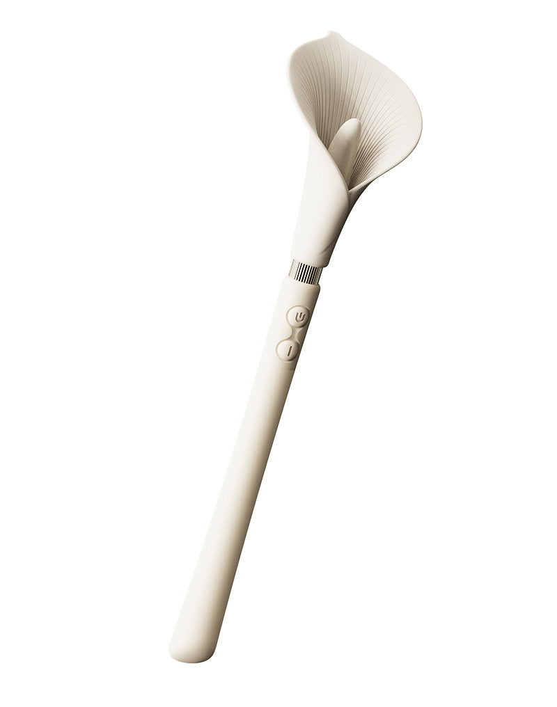 ZALO - Calla Vibrationsmassagegerät - Elfenbeinweiß