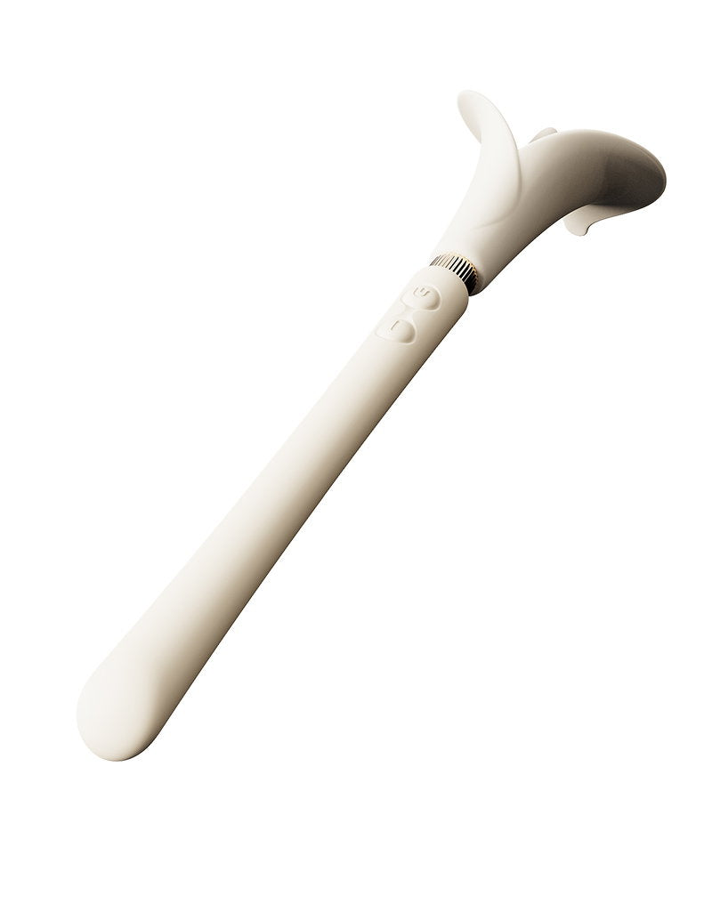 ZALO - Calla Vibrationsmassagegerät - Elfenbeinweiß
