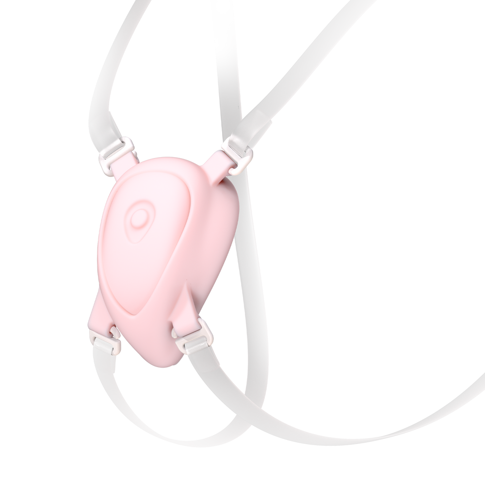 LUXUS – Luxus Tragbares Harness – Transparent/Pink