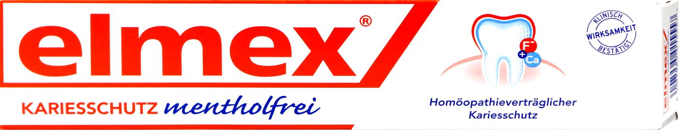 Elmex Zahnpasta Mentholfrei, 75 ml