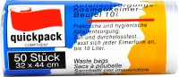 Quickpack Müllbeutel Kosmetikeimer 10 l, 32x 44 cm, 50 er