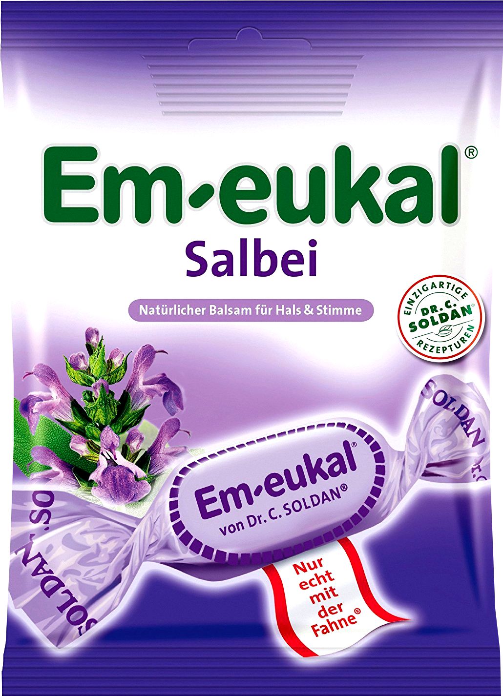 Em-Eukal Salbeibonbon, 75 g