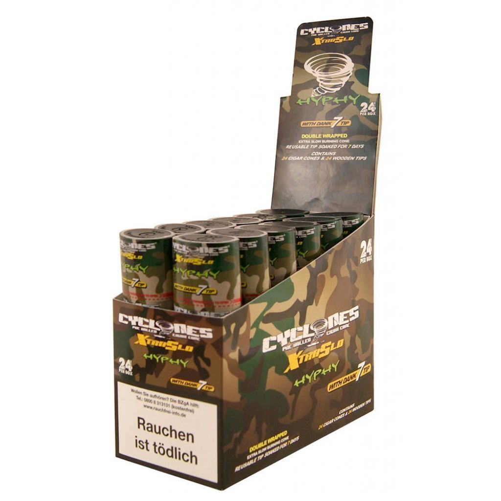 Cyclones XTRA Hyphy Blunts mit Holzfilter (24-er)