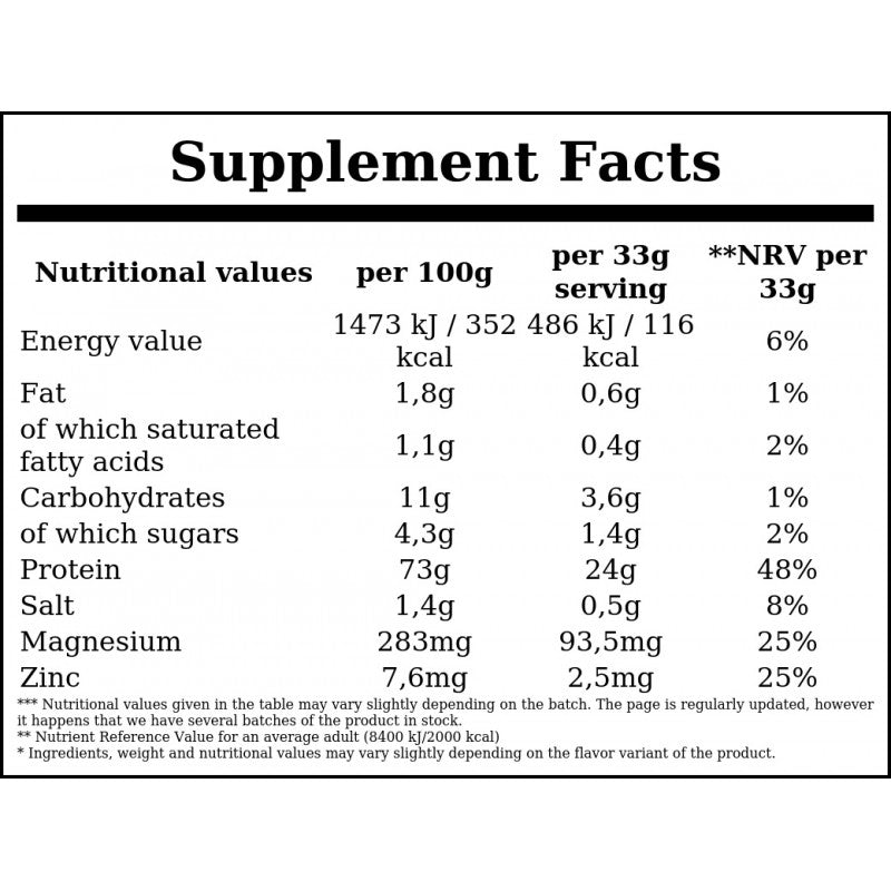 100% Casein Protein - 924g - Strawberry