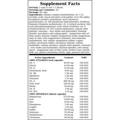 100% Vitamins & Minerals - 60caps