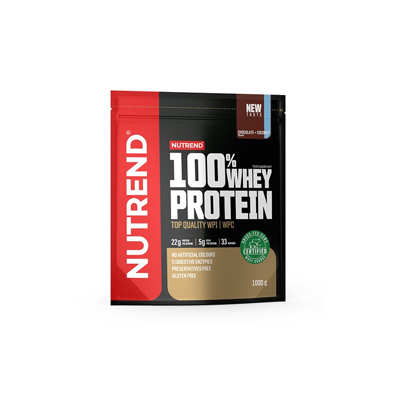 100% Whey Protein - 1000g - Chocolate Coconut