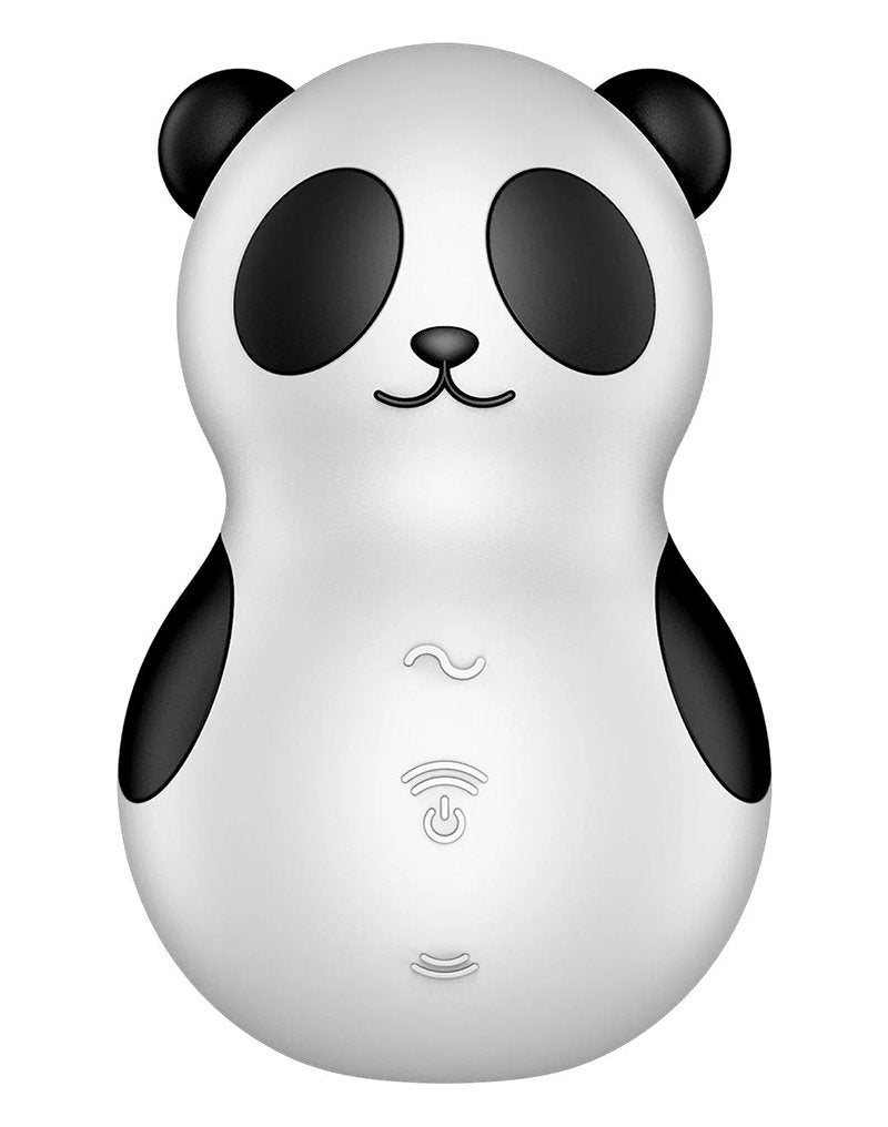 Satisfyer - Pocket Panda - Double Air Pulse Vibrator - Schwarz/Weiß