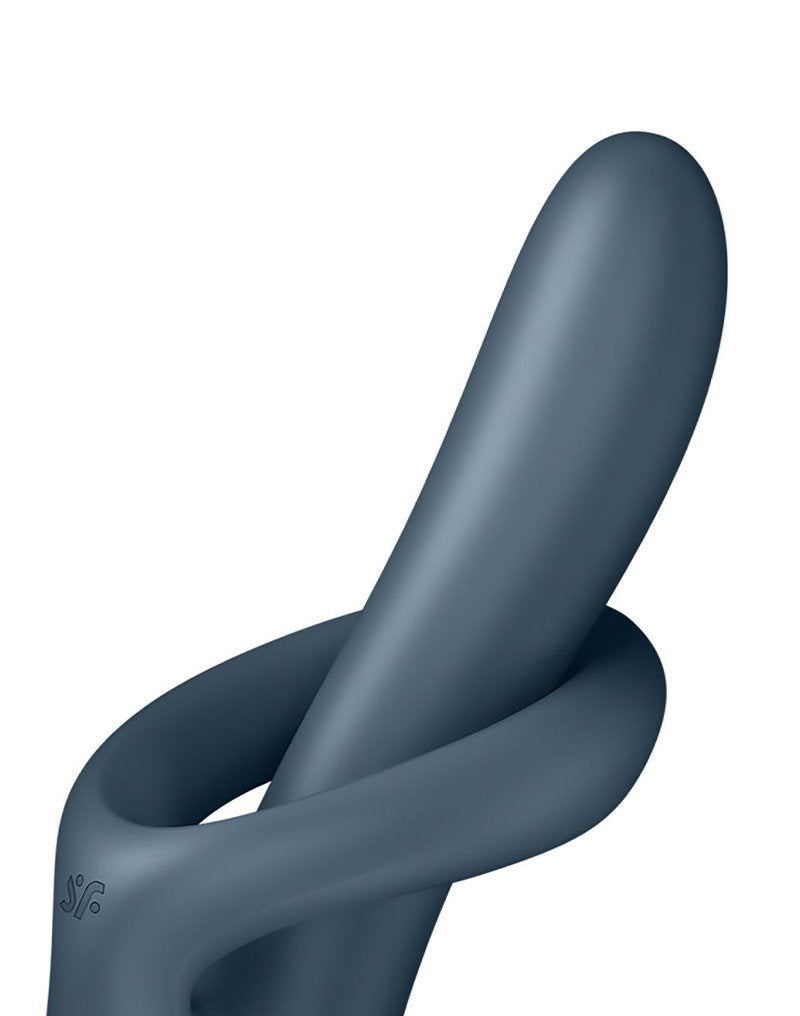 4: Satisfyer - Heat Flex 4 - Wärmender Rabbit-Vibrator - Grau