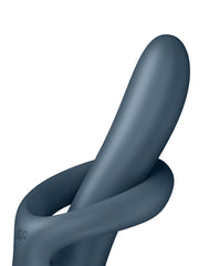 Satisfyer - Heat Flex 4 - Wärmender Rabbit-Vibrator - Grau