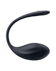 Satisfyer - Ribbed Petal - Wearable Vibrator (mit App-Steuerung) - Schwarz