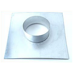Ventilution Wandflansch, Metall, für ø 125 mm