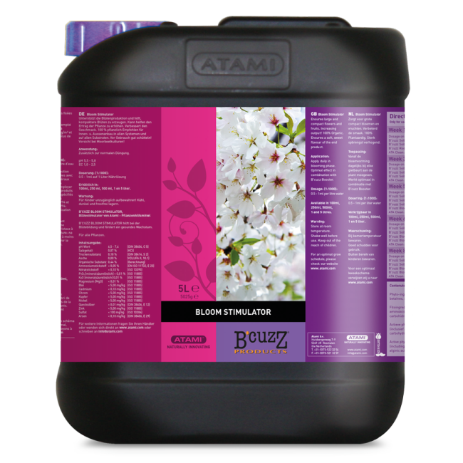 B´CUZZ Blütestimulator für Erde und Hydro, 5 L