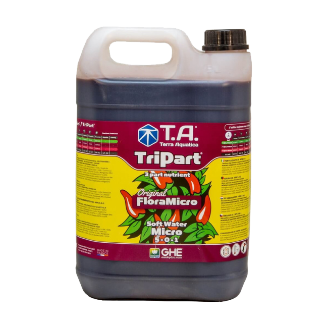 T.A. TriPart Micro, Weiches Wasser, 5 L  (GHE Flora Micro)