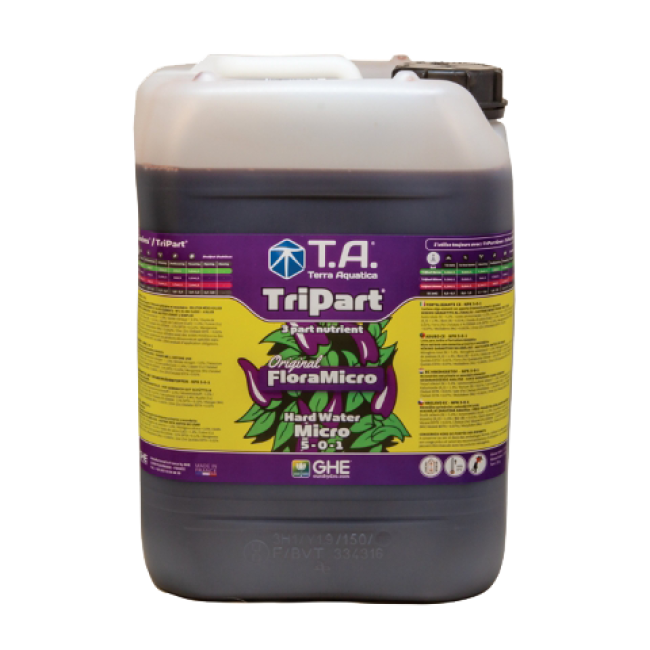 T.A. TriPart Micro, Hartes Wasser, 10 L   (GHE Flora Micro)