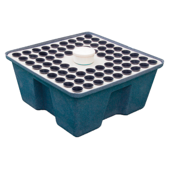 T.A. HydroCloner Spinner 72, hydroponisches System für 72 Pflanzen, 70 L