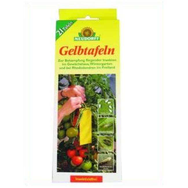 Neudorff Gelbtafeln, 7,5 x 20 cm,  21 St./Pckg.