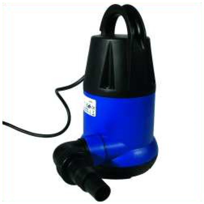 Tauchpumpe, 11000 L/h, Förderhöhe 8,5 m, 550 W, Anschluss 1 Zoll, ohne Schwimmschalter