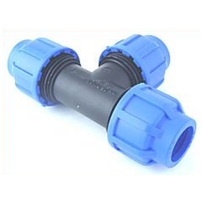 T-Stück, 25 auf 25 auf 25 mm, verschraubt