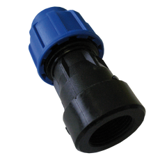 PE-Kupplung 25 mm auf 3/4 Zoll IG, verschraubt