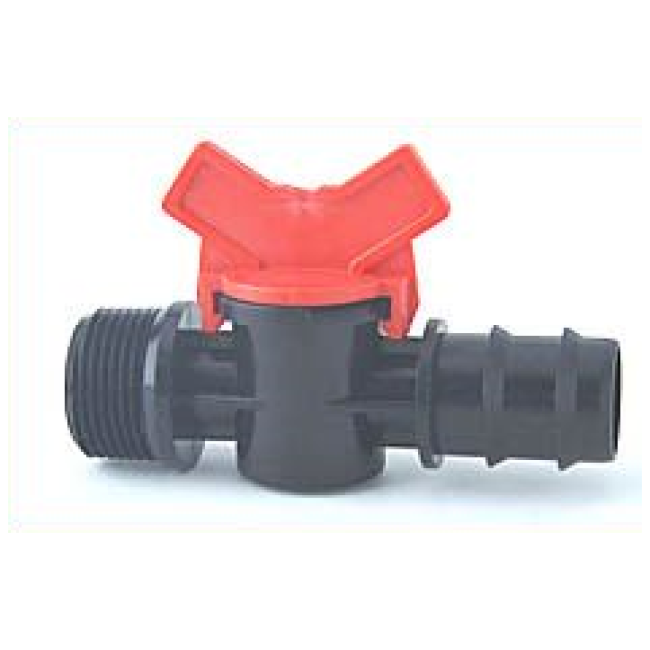 Absperrhahn für 25 mm 3/4 Zoll AG