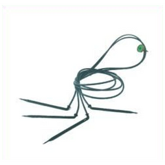 Wasserspinne, Verteiler, 4x 1 m, Tropfschlauch inkl. CNL-Ventil und Tropfschlauchhalter, 45° gebogen