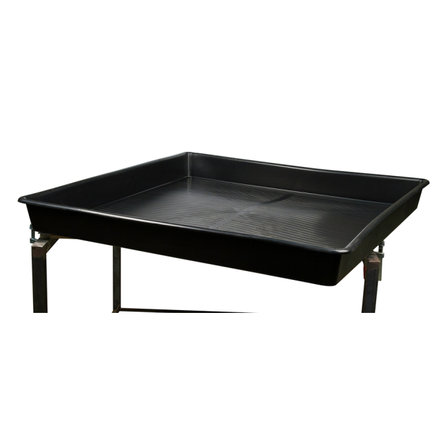 Garland Pflanzschale, schwarz, quadratisch, 120 x 120 x 12 cm