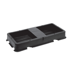AutoPot 2-Pot Wanne und Abdeckung, schwarz