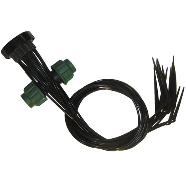 TOPSPIN 12, Wasserverteiler mit 12 Tropfen für 25mm PE
