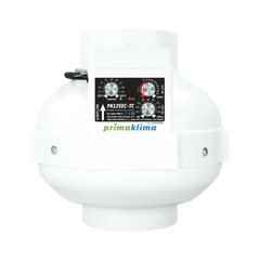 PK Rohrventilator 125 EC - TC, 680 m³/h, für 125 mm Rohr, Drehzahl- und Klimaregler