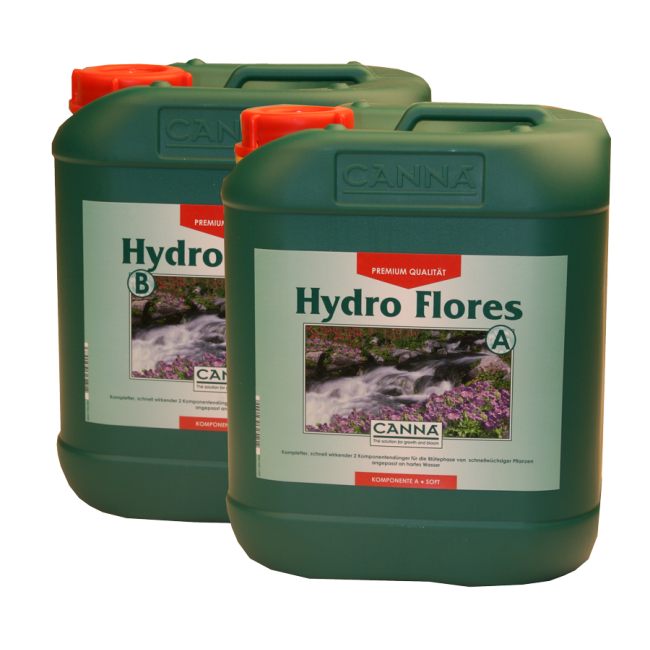 CANNA Hydro Flores A&B (Weiches Wasser) je 10 L
