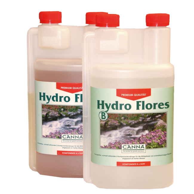 CANNA Hydro Flores A&B (Weiches Wasser) je 1 L