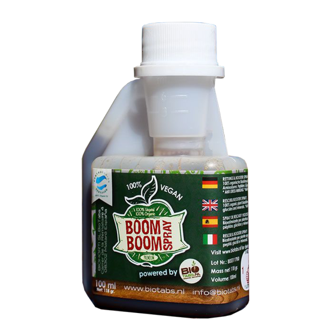 BioTabs Boom Boom Spray, Pflanzen-Biostimulator, 100 ml