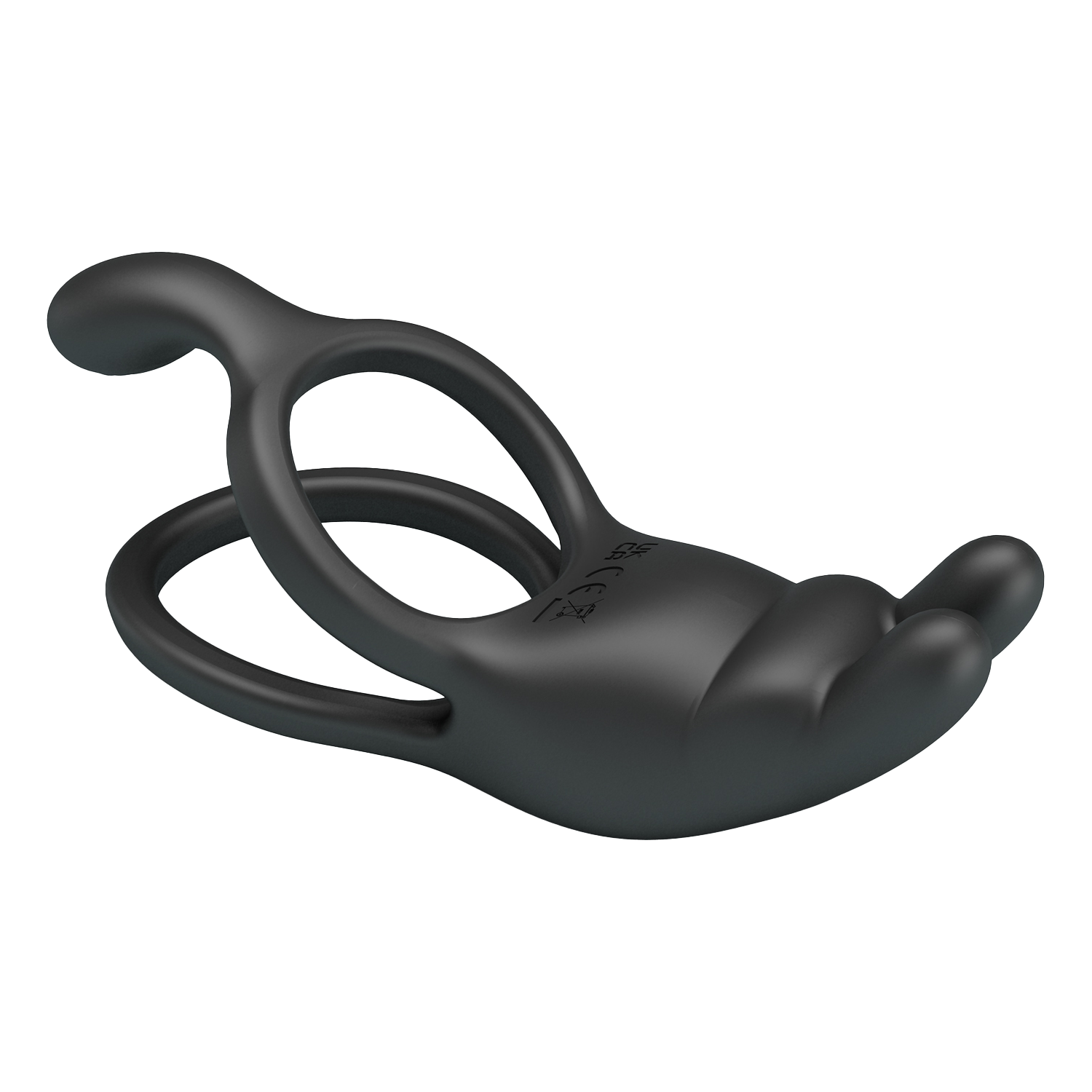 6: Pretty Love - Seth - Vibrierender Cockring - Schwarz