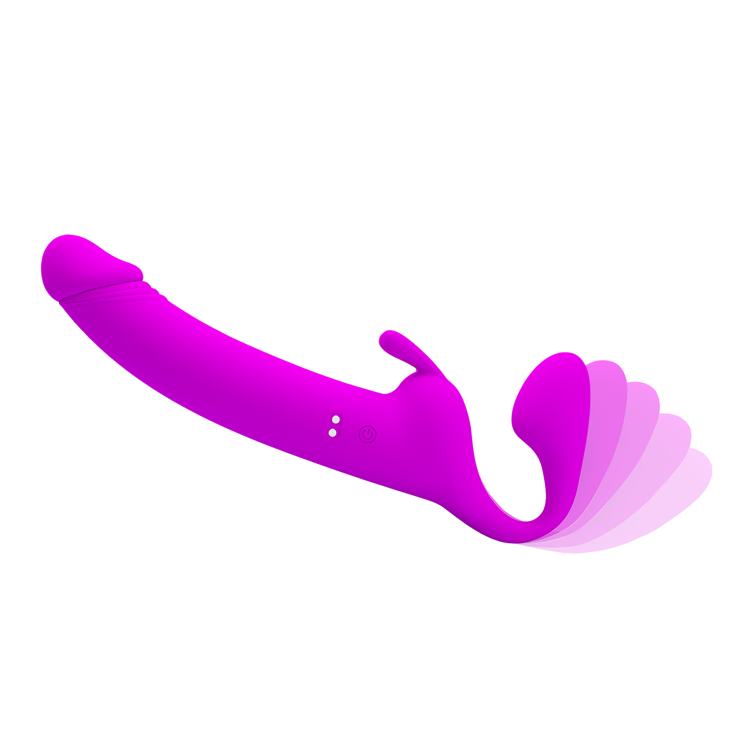 Strap-On-Me – Realistischer Multi-Orgasmus-Dildo – Größe L – Schwarz