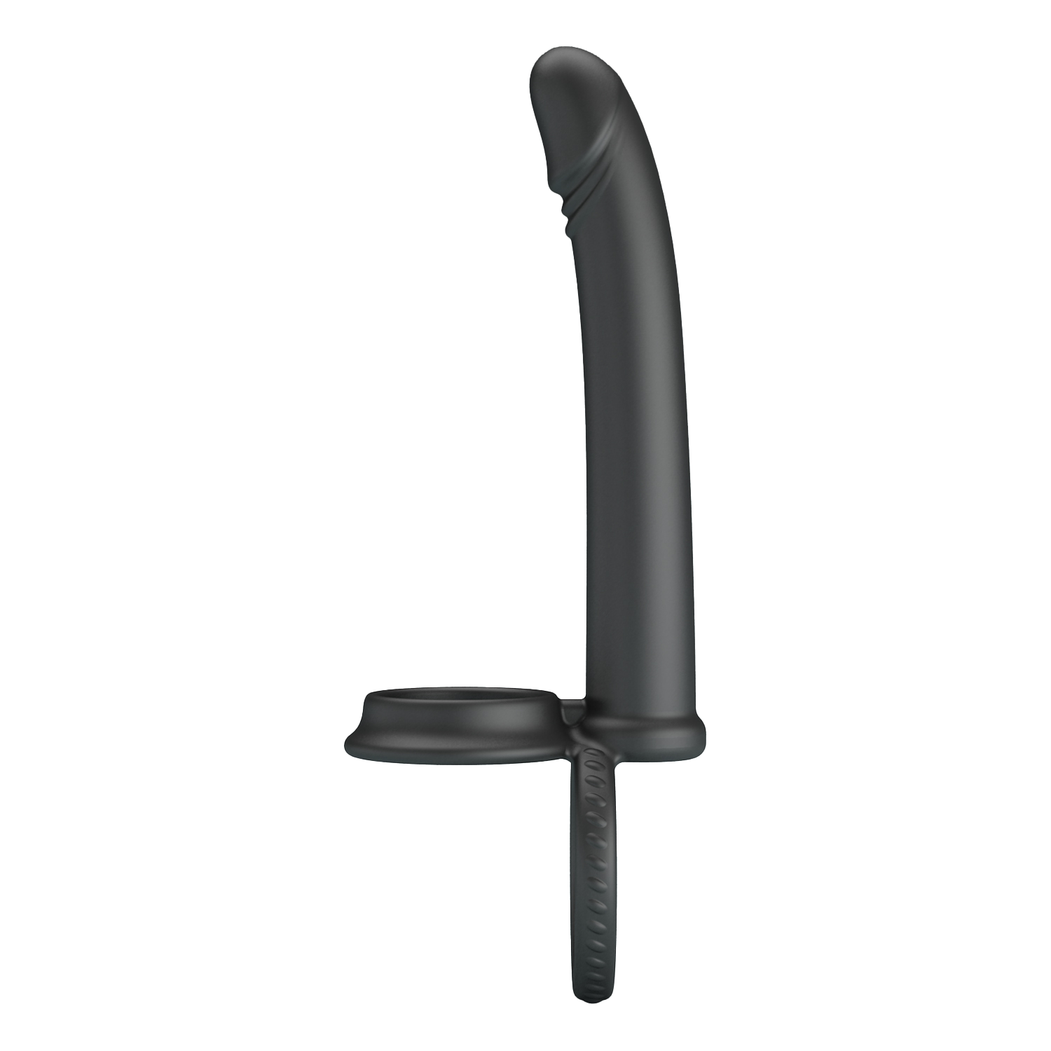 4: Pretty Love - Moses - Schwanz und Hoden Ring Dildo - Schwarz