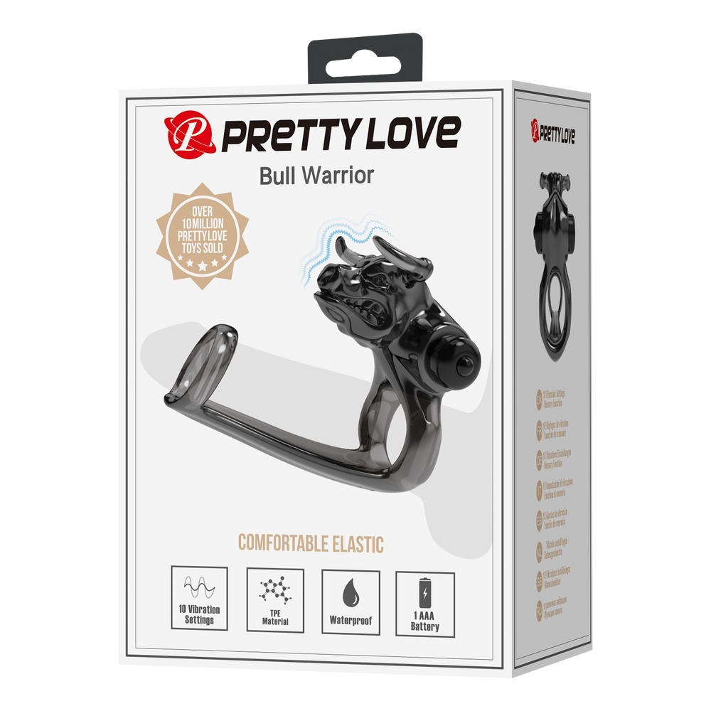 2: Pretty Love - Bull Warrior - Penisring - Schwarz