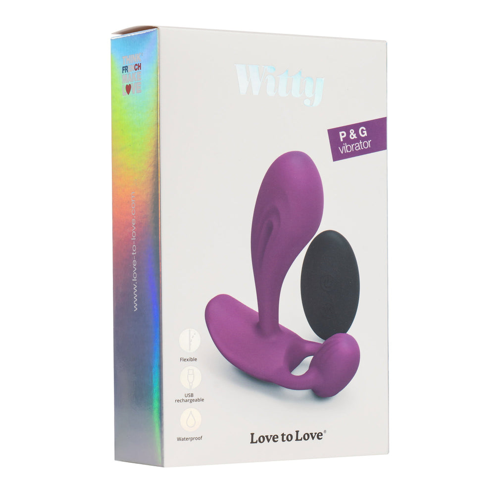 Love to Love - Witty - P&G Vibrator mit Fernbedienung - Pink