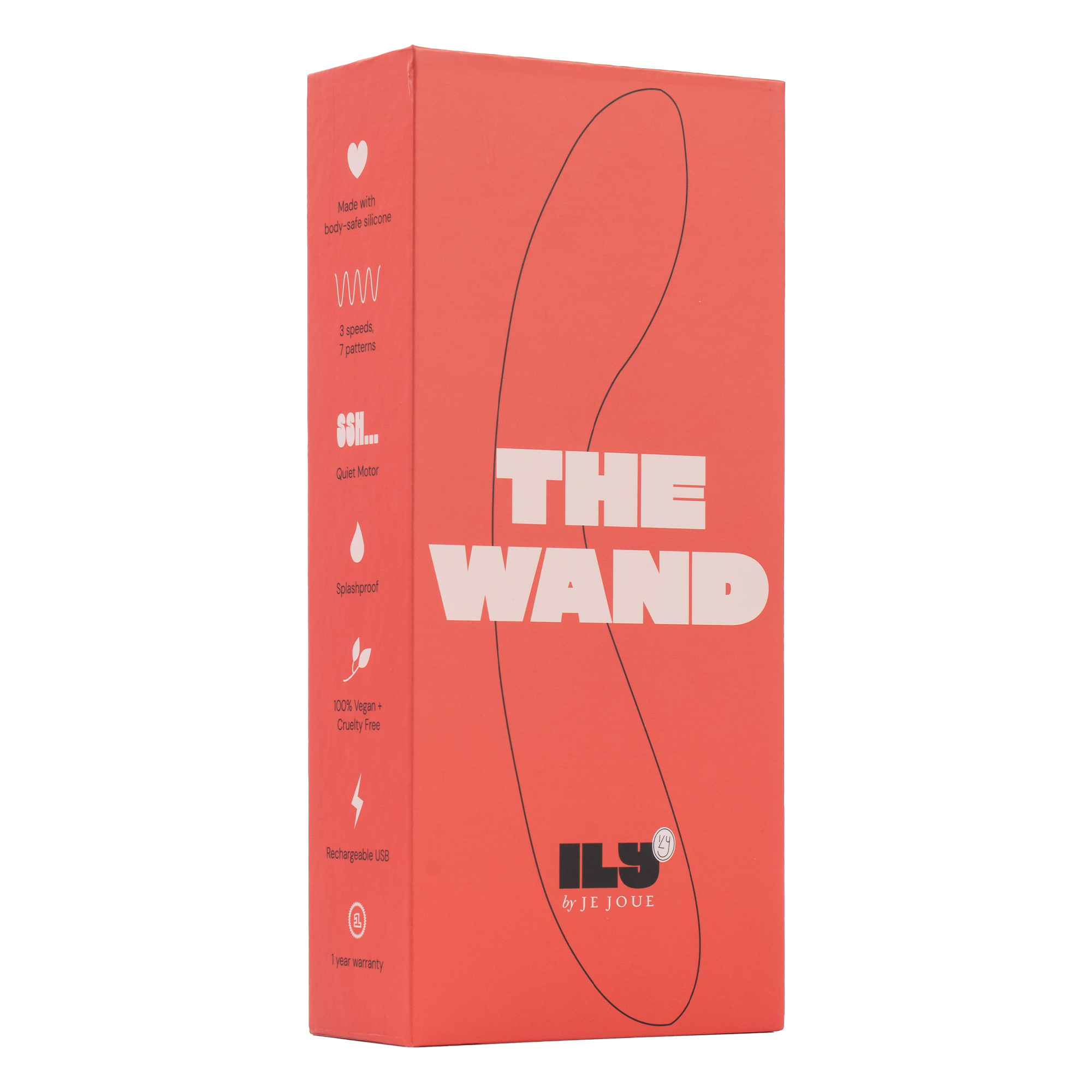 ILY – The Wand – Dual-Stimulationsstab-Vibrator – Pink