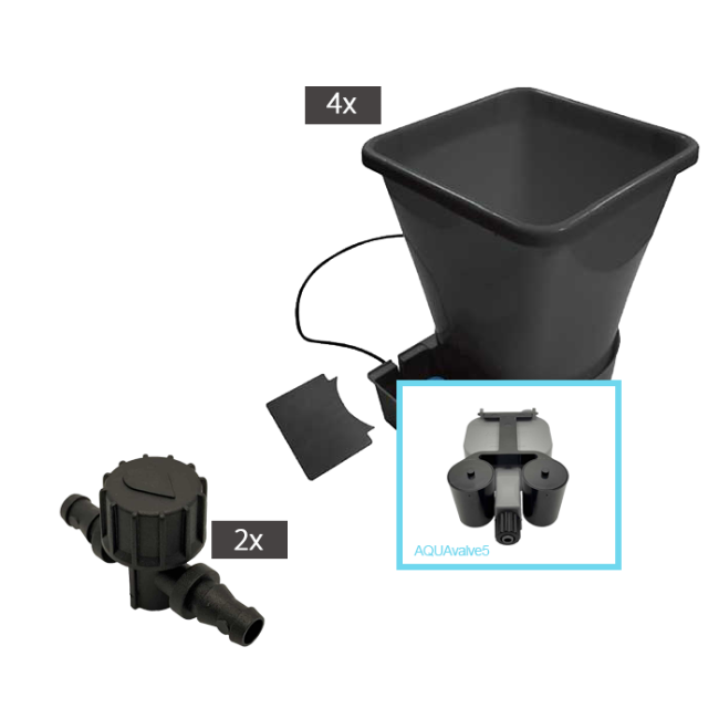 Autopot 4Pot XL System AQUAvalve5 ohne Tank