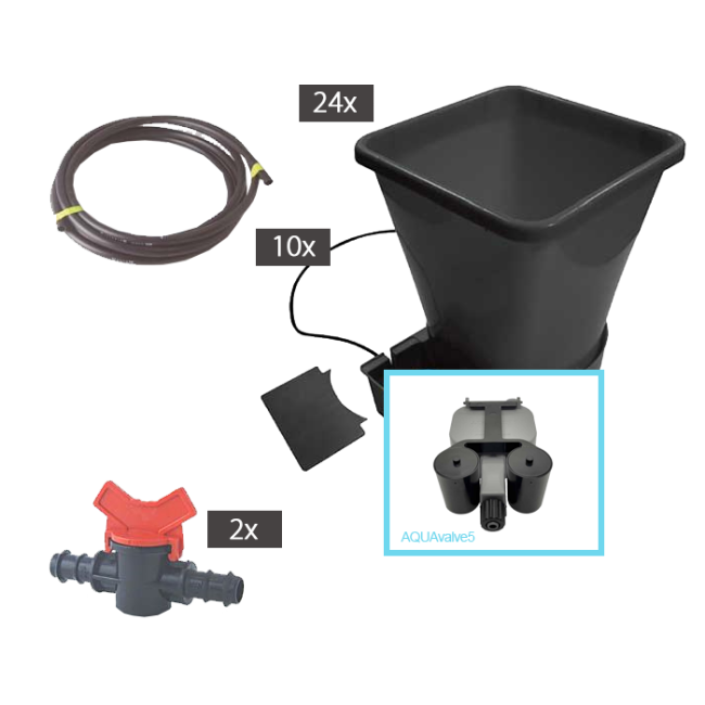 Autopot 24Pot XL System AQUAvalve5 ohne Tank
