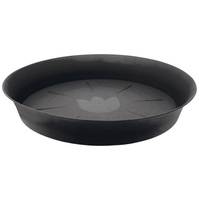 Untersetzer, rund, schwarz, 45 cm