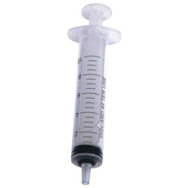 Einwegspritze, 10 ml, schwarz graduiert