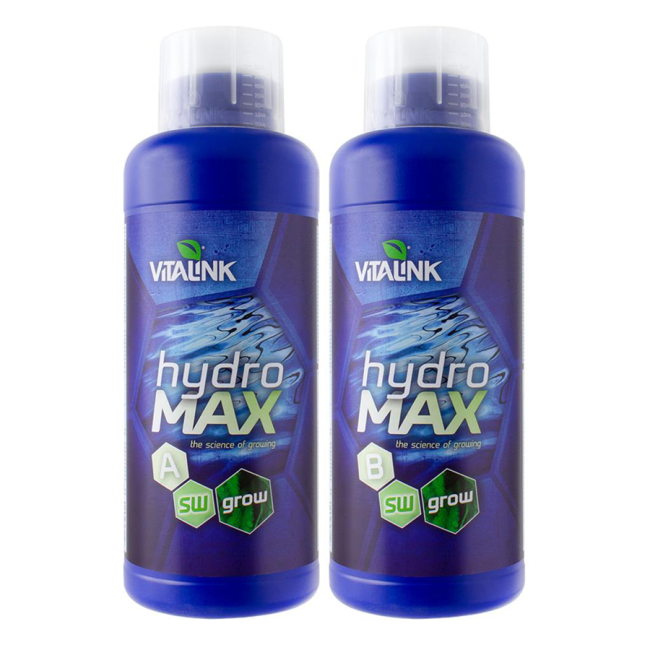 VitaLink Hydro MAX Grow (weiches Wasser), A&B Set, 1L