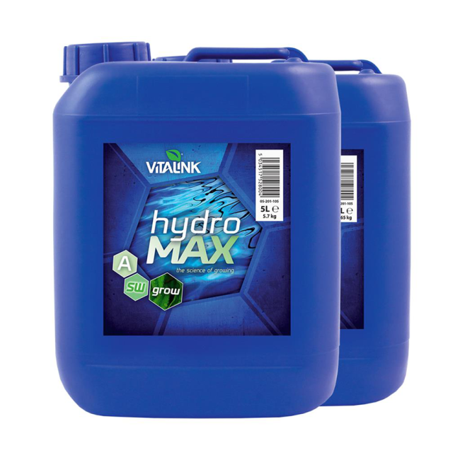 VitaLink Hydro MAX Grow (weiches Wasser), A&B Set, 5L