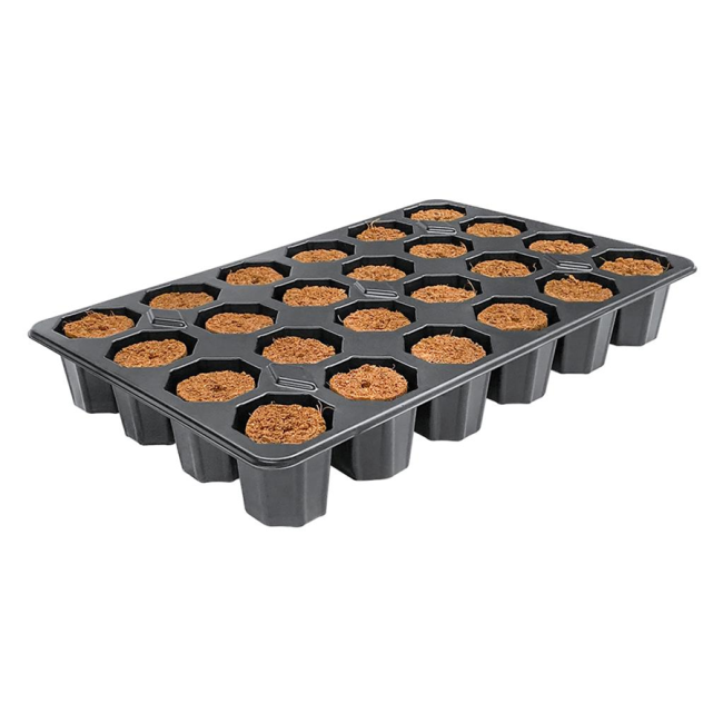 ROOT!T Anzuchtwürfel, torffrei, Tray mit 24 Stück