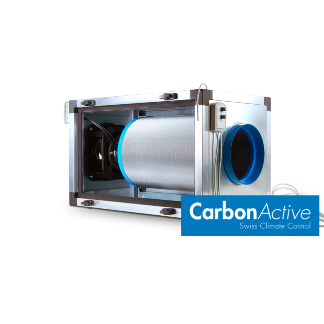 CarbonActive EC Inline Filter Unit HL 800m3/h, 1200Pa