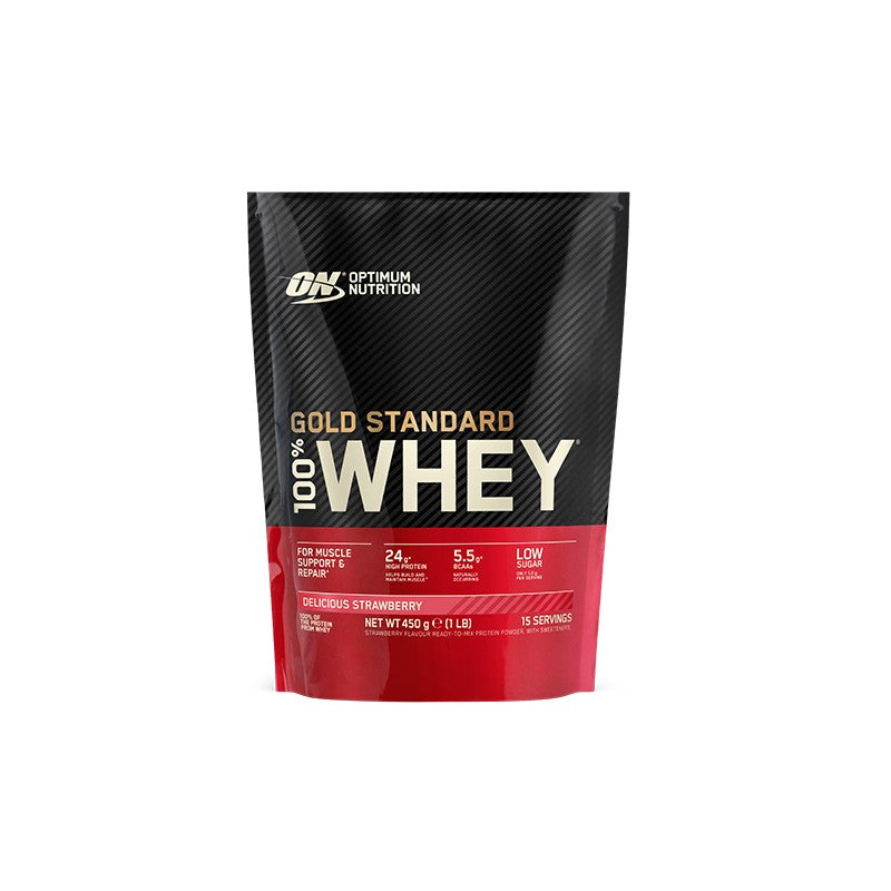 Whey Gold Standard Bag - 450g - Strawberry