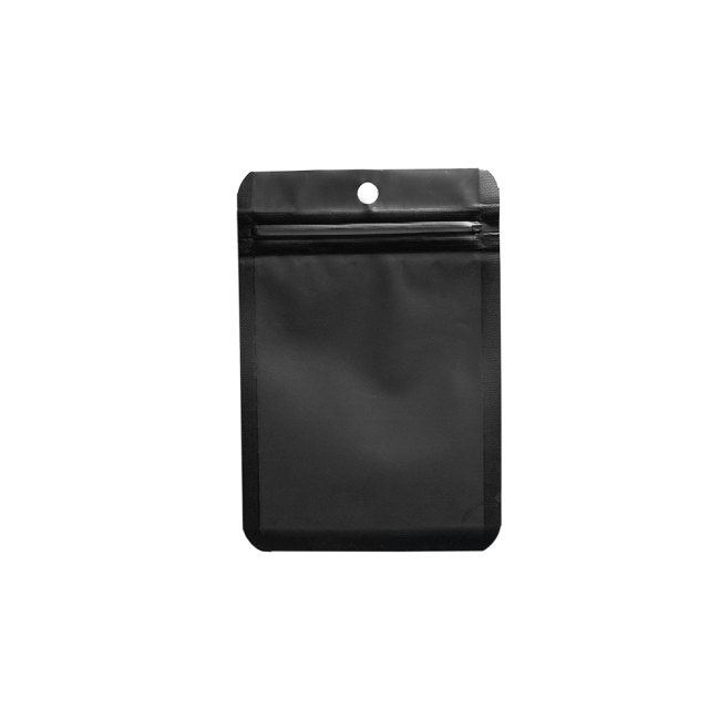 Qnubu Zip-Beutel, geruchsdicht, schwarz, 1 g – 7,5 × 11 cm