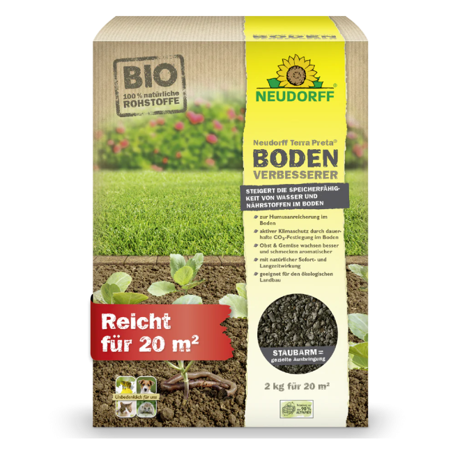 Neudorff, Terra Preta Boden Verbesserer, 2 kg